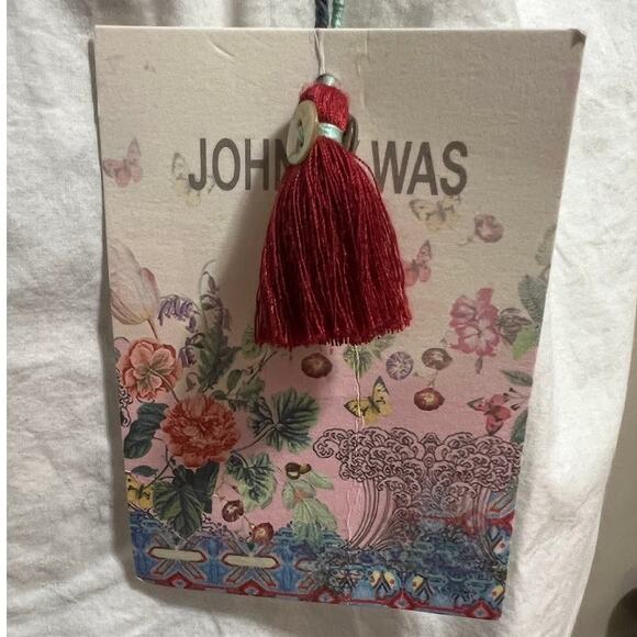 Johnny Was 4 Love & Liberty White Embroidered Off the Shoulder Blouse Size Large - Picture 7 of 9